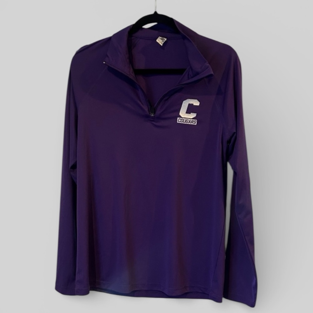 ALO  purple quarter zip activewear jacket ladies Small athleisure coach sports